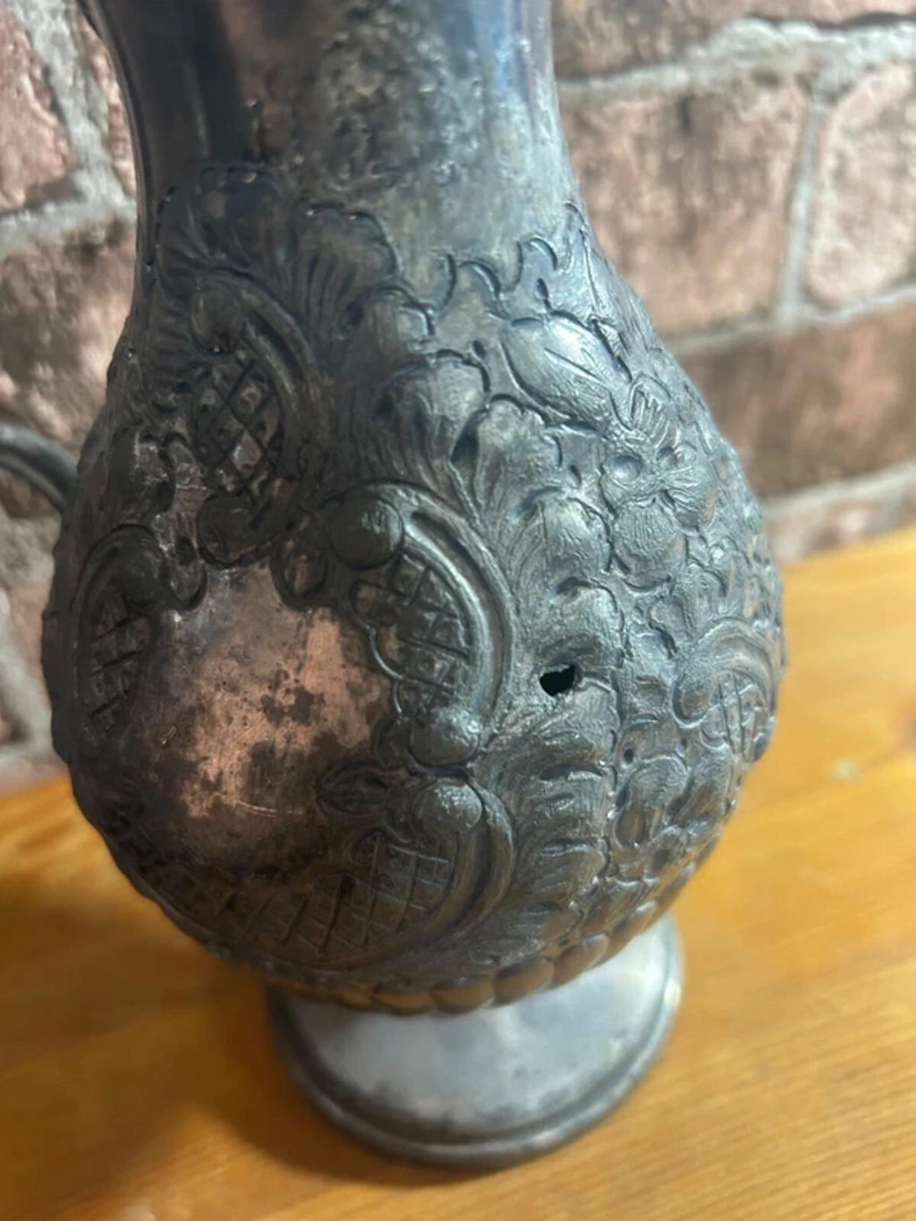 Victorian Lidded Hot Water Jug