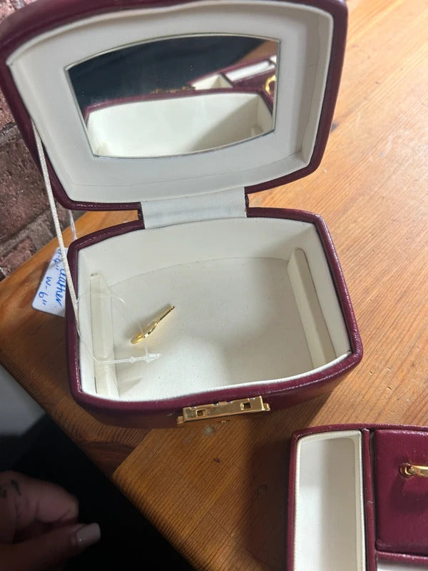 Dulwich Designs Vintage Leather Jewellery Box