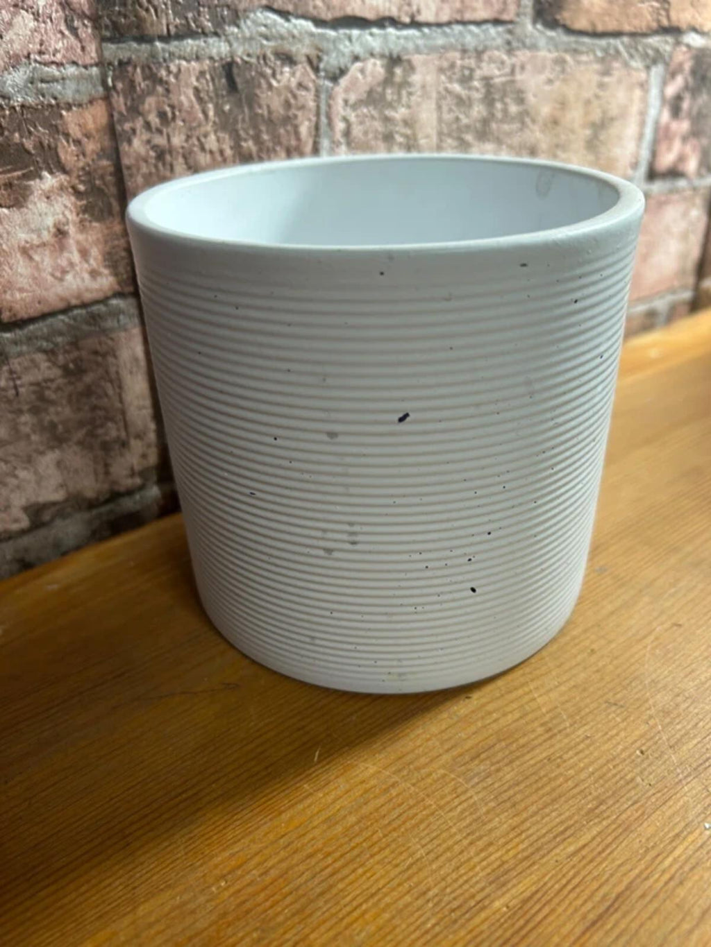 Scheurich White Ceramic Plant Pot