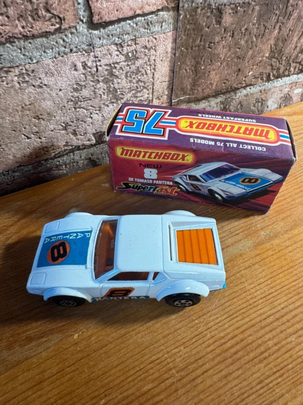 Matchbox Pantera No 8 Model Car - Boxed