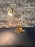 Hallogen desk lamp - gold