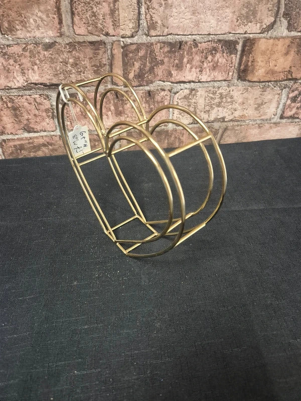 Gold metal heart