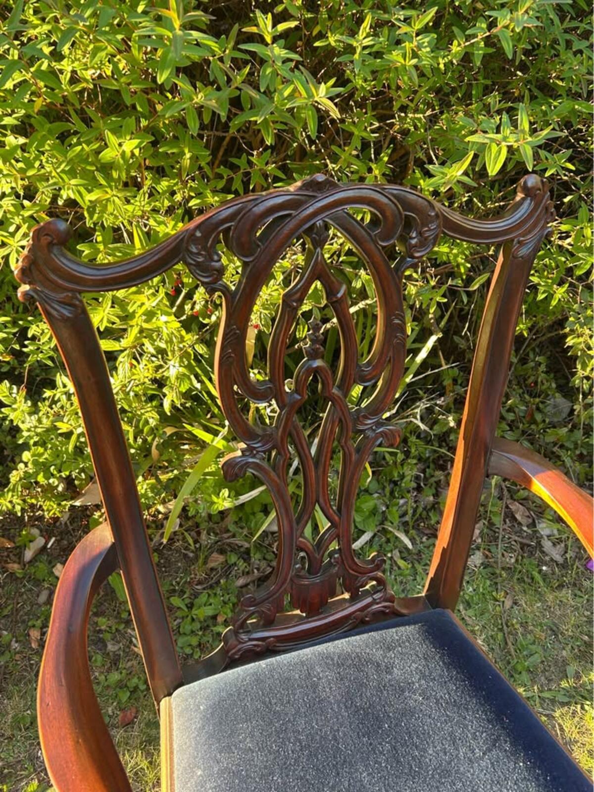 Set of Six Chippendale Style Mahogany Dining Chairs