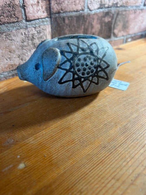 Ceramic Patterned Piggy Bank