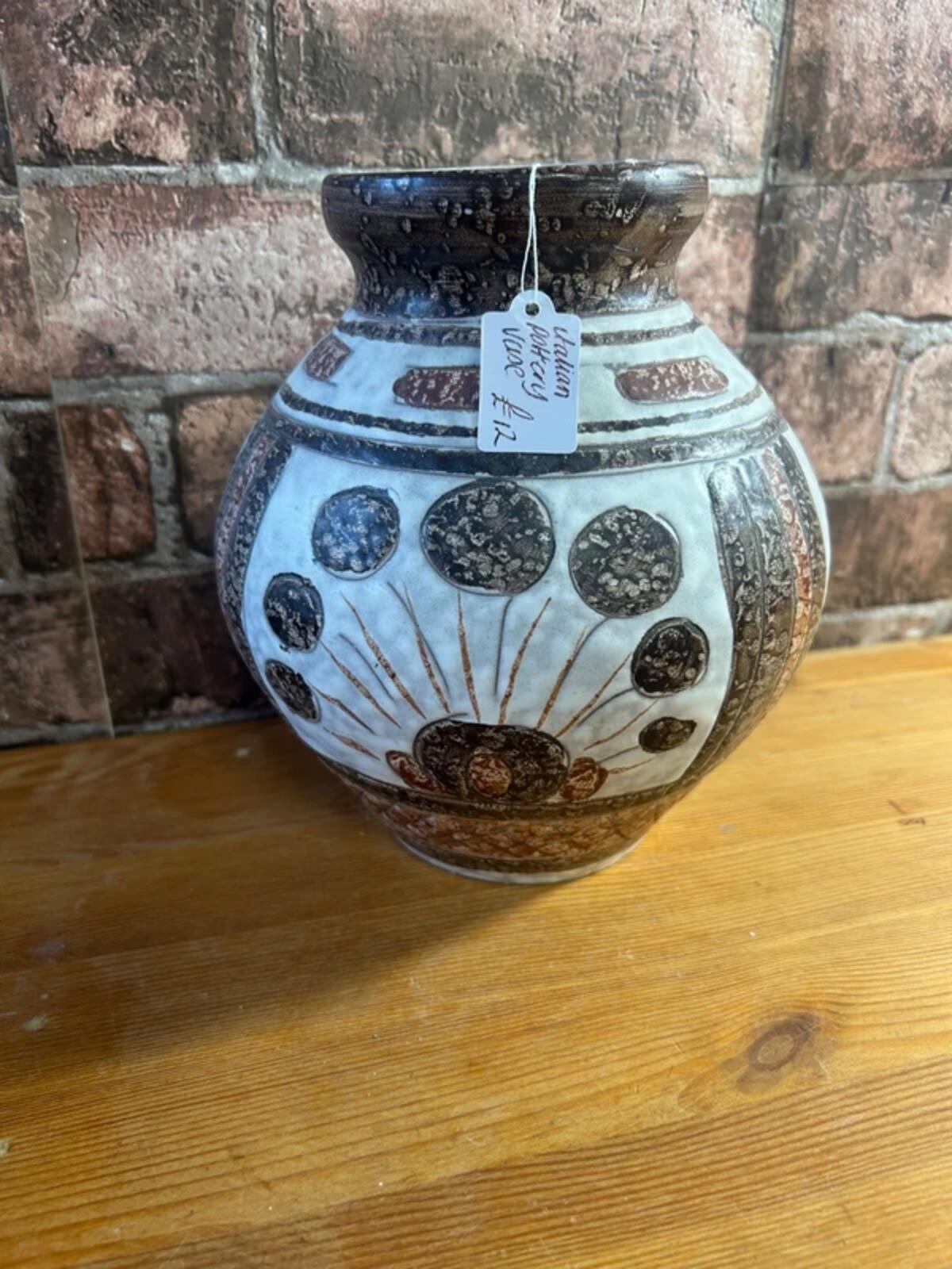 Vintage Italian Pottery Vase