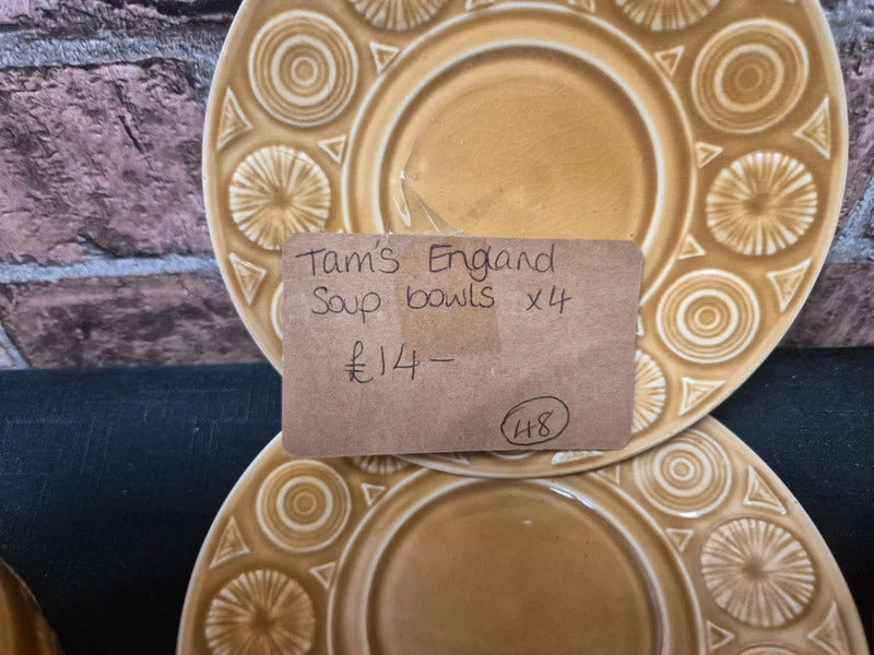Tams vintage soup bowls and plates
