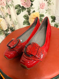 Kennel and Schmenger Red Patent Shoes