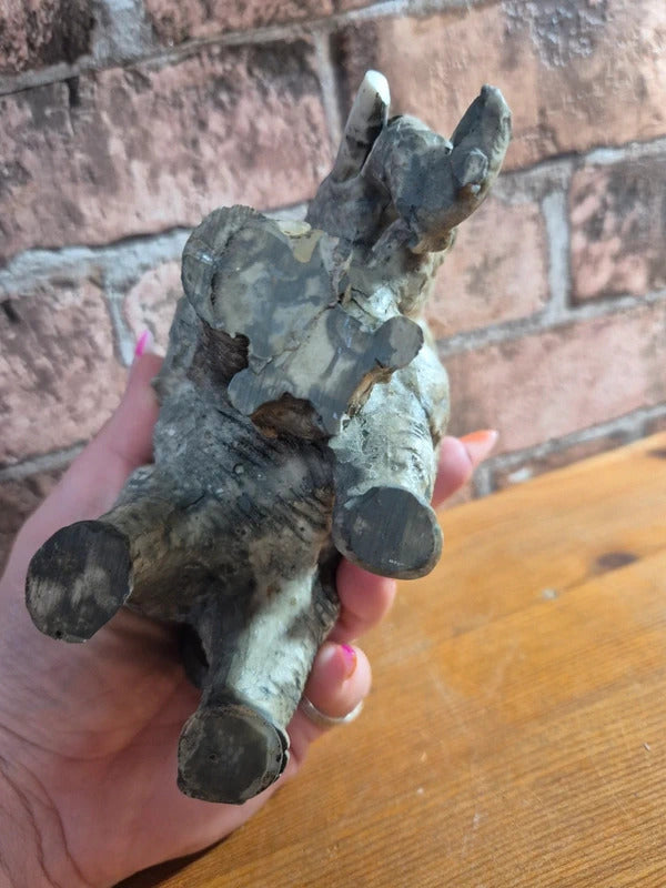 Mum&baby elephant figure