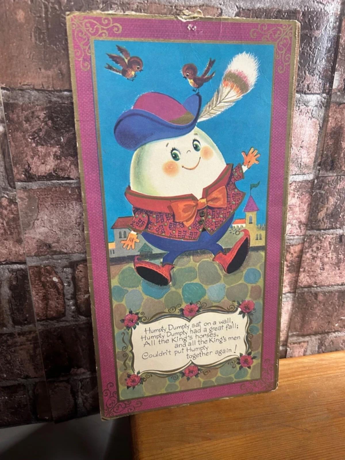 Vintage Original Nursery Rhyme Pin Ups