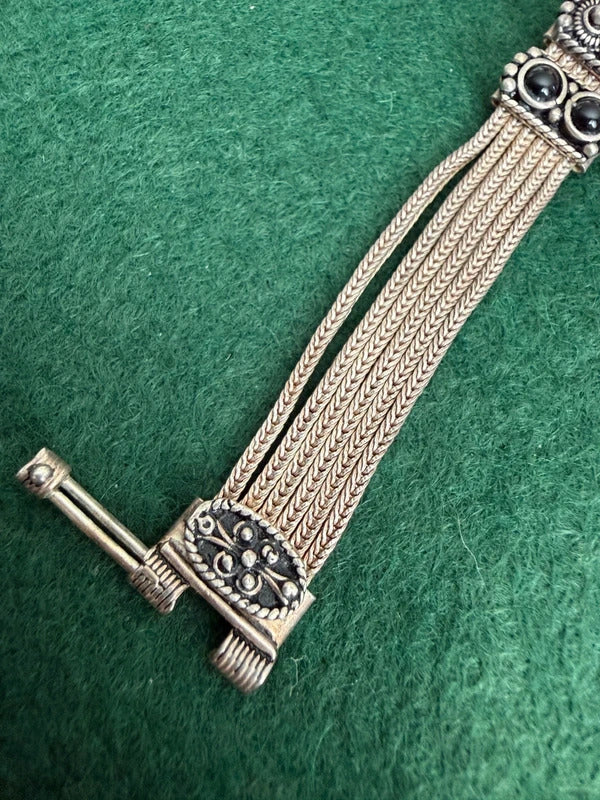 Sterling Silver Vintage Chain Bracelet
