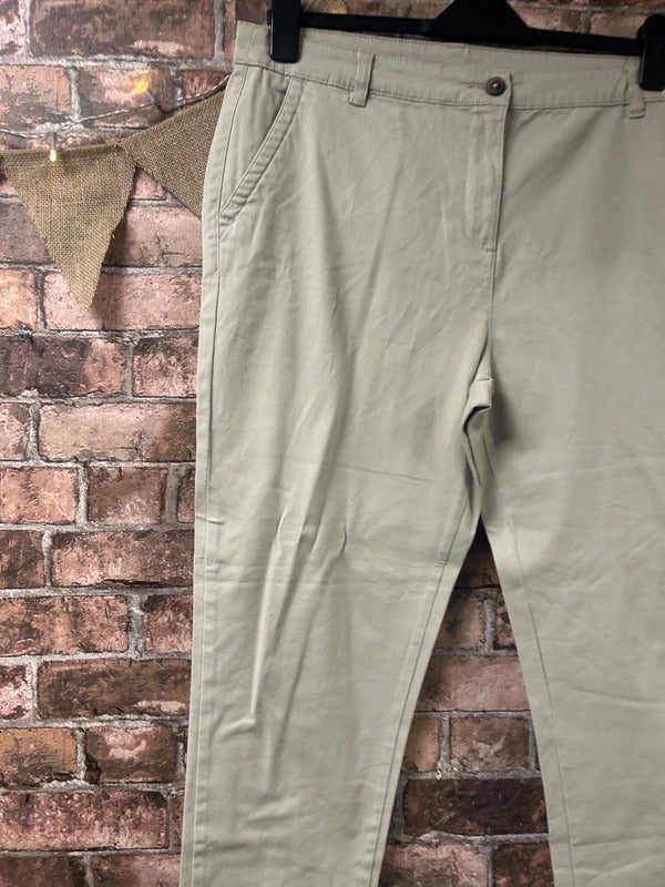 Peacocks Beige Jeans - Size 14