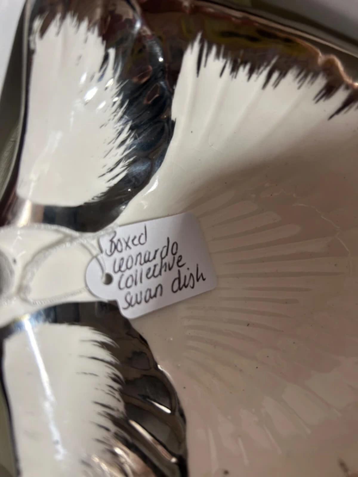 Boxed Leonardo Collective Swan Dish