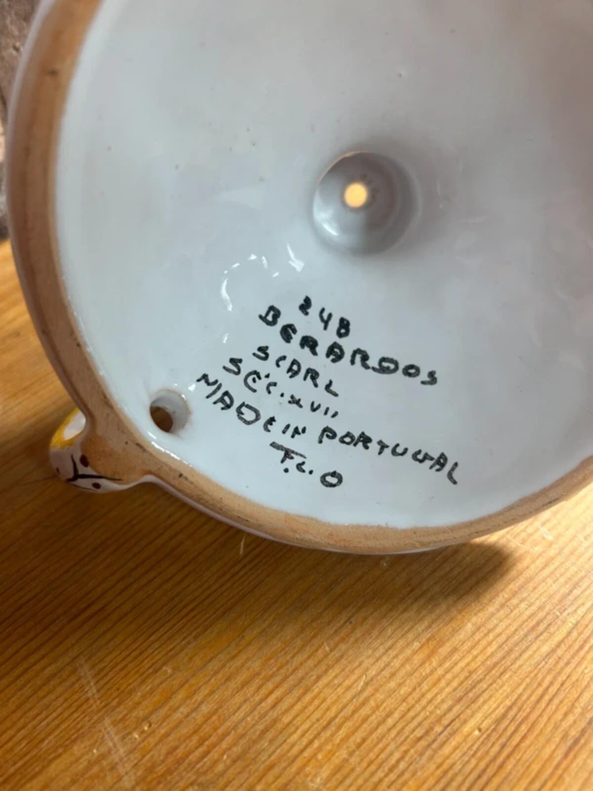 Portugese Ceramic Candle Holder