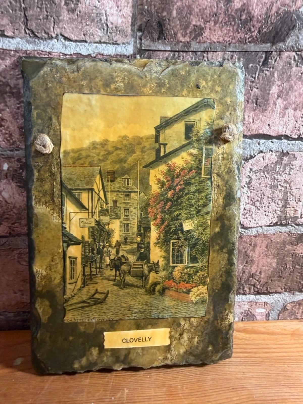 Clovelly Slate Wall Hung Piece