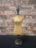 Vintage style paper mache tabletop mannequin jewellery stand