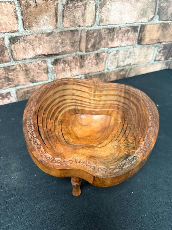 Wooden Apple Bowl