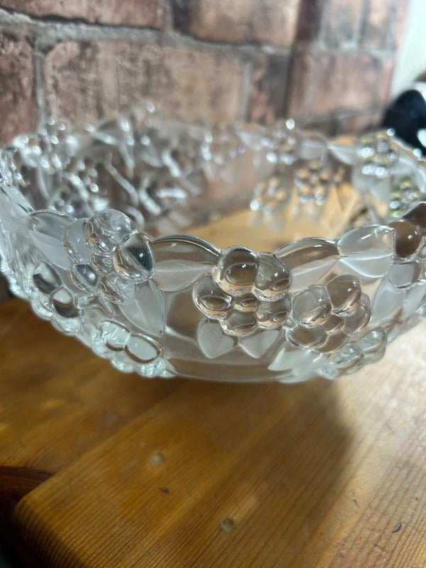 Vintage Mikasa Carmen Crystal Fruit Bowl