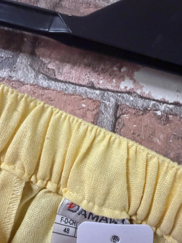 Damart Lemon Midi Skirt - Size 20