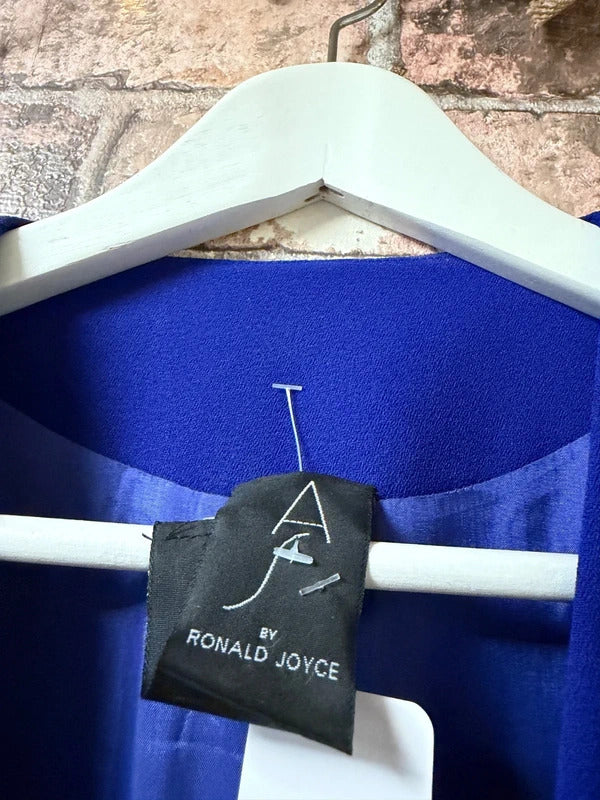 Ronald Joyce Vintage Blue Jacket/Blazer - Size 12