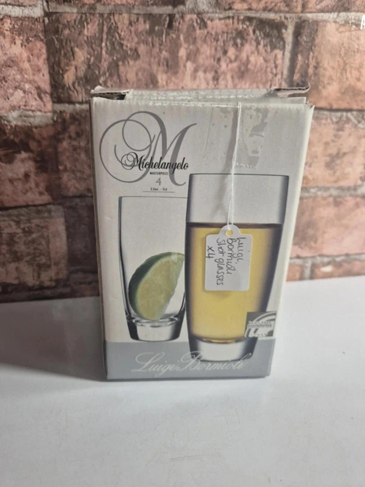 Luigi bormioli set of 4 glasses