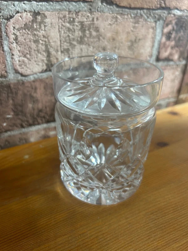 Crystal Cut Preserve Jar
