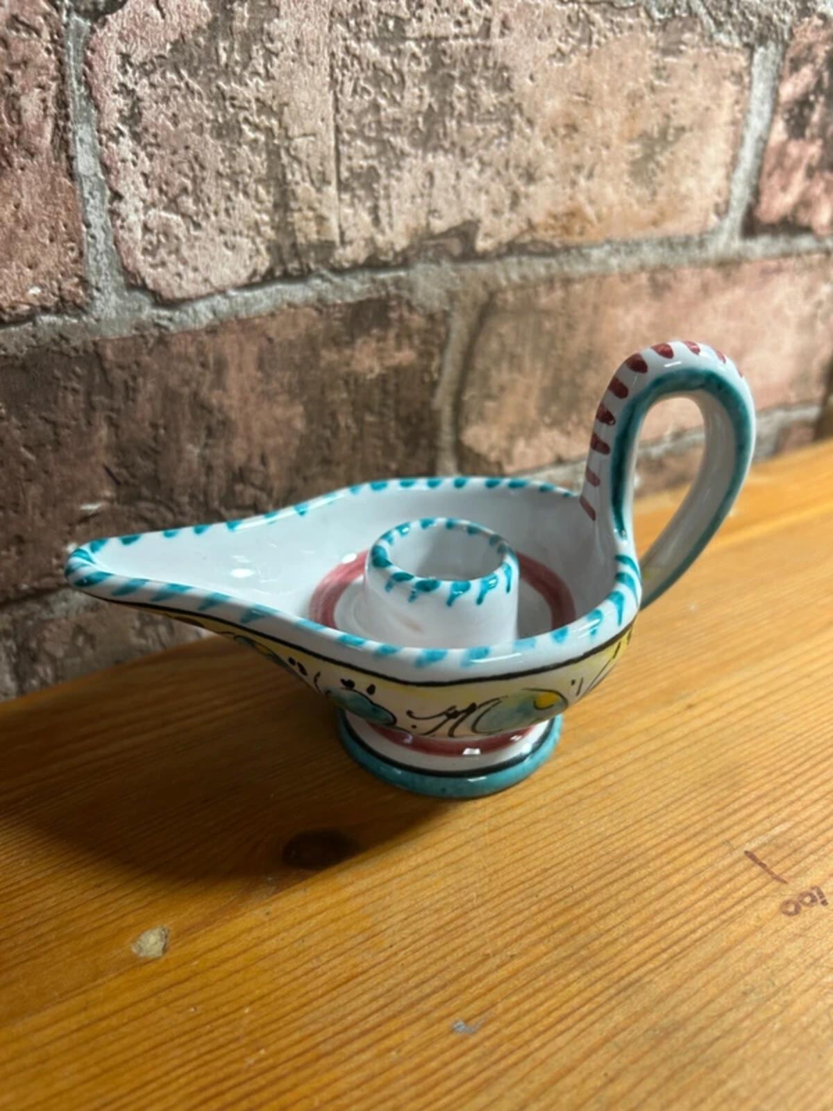 Portugese Ceramic Candle Holder