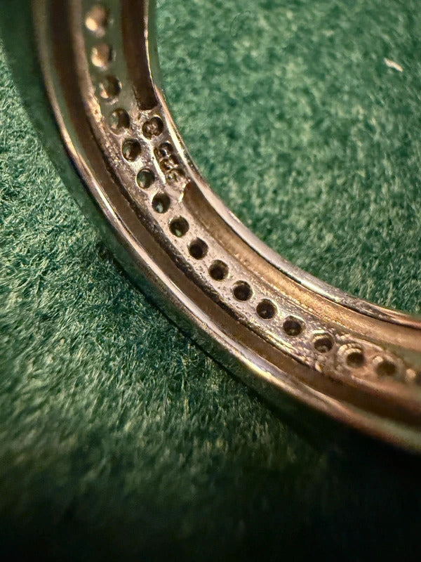 Sterling Silver Band Ring - Size O - 6g