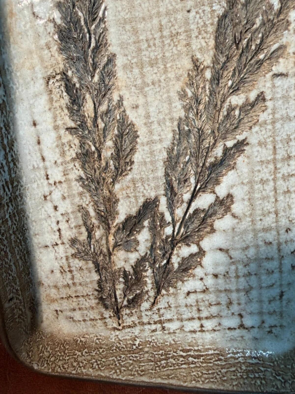 Botanical Stoneware Long Serving Plate