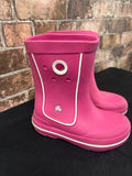 Pink Kids Croc Crocband Jaunt Wellies - Size 1 UK SHOE