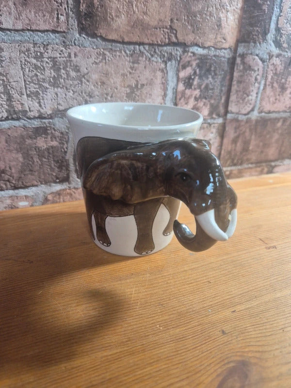 Shared earth 3D elephant mug