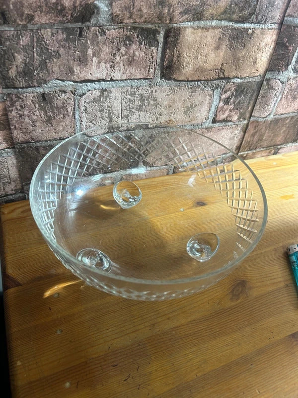 Vintage Crystal Fruit Bowl