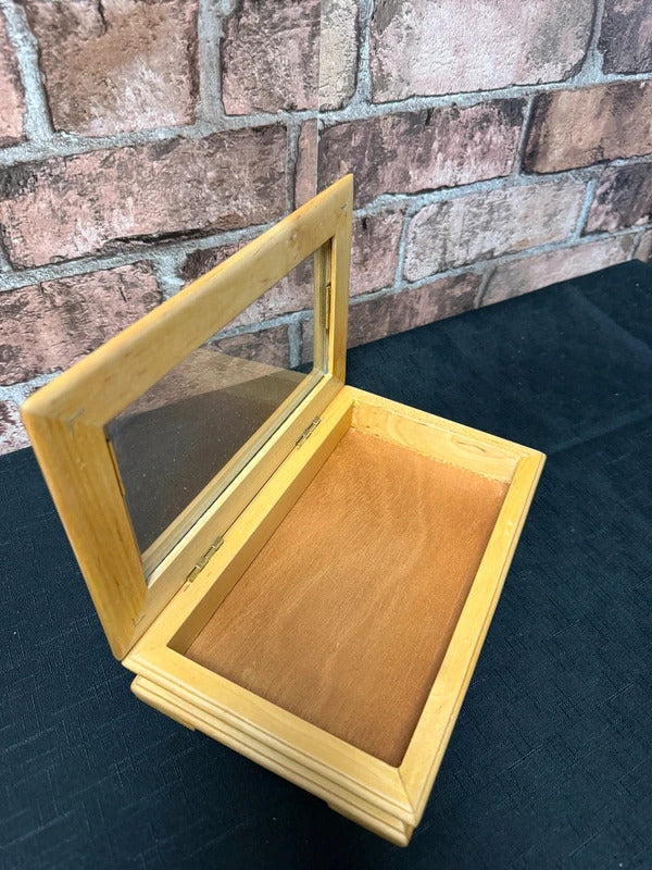 Wooden Glass Fronted Box