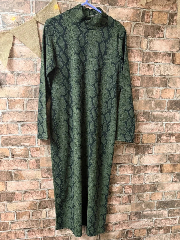New Look Snake Print Dress - Size 12