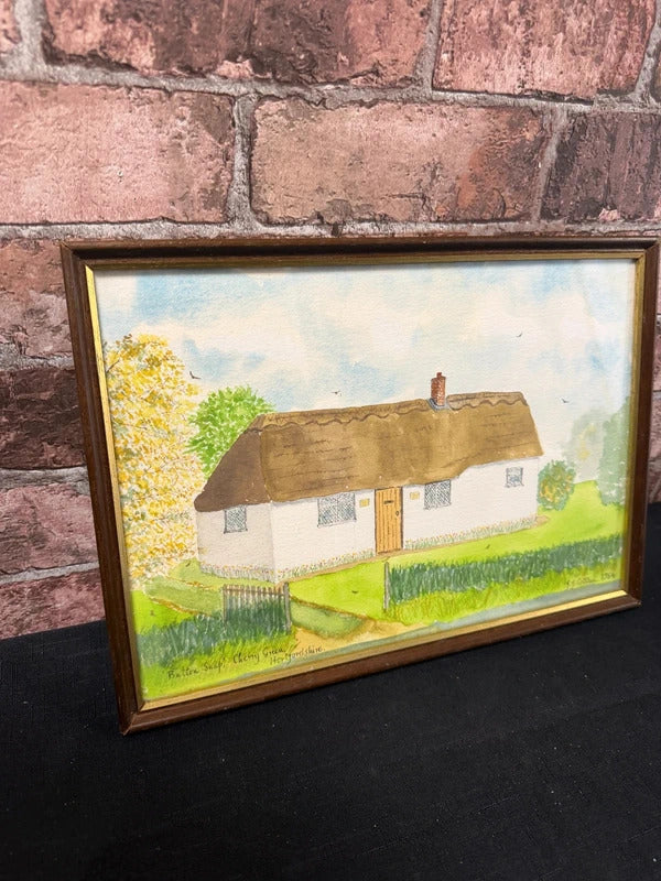 Vintage Watercolour Framed Painting