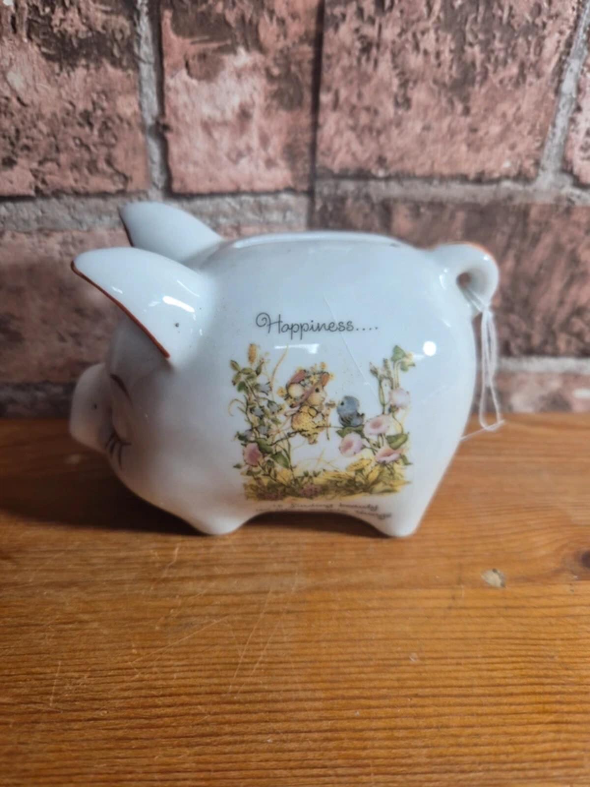 Happiness Ceramic Piggy Bank