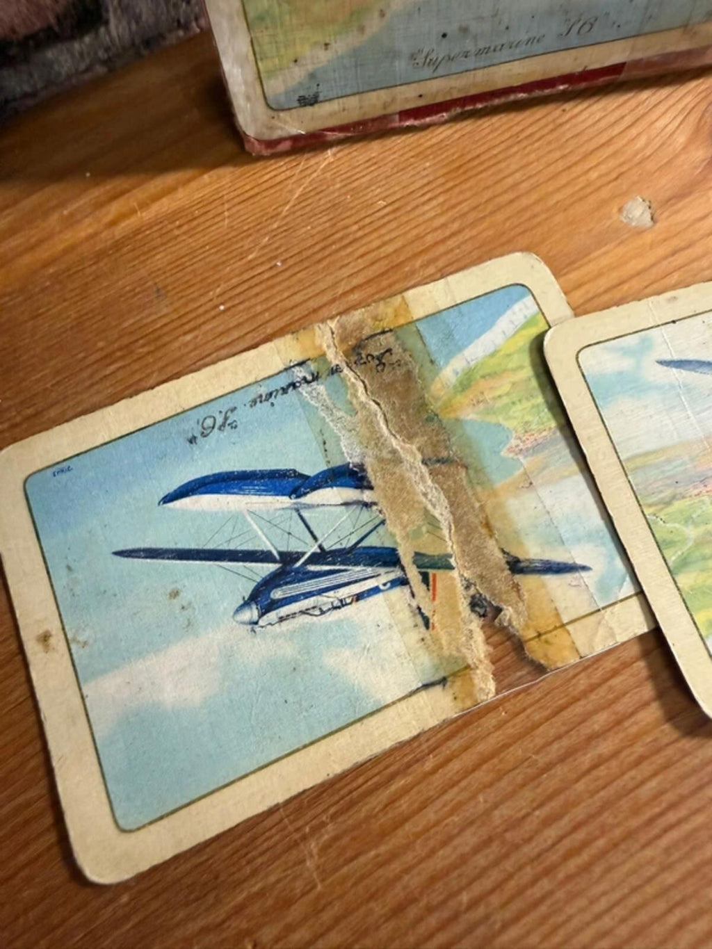 Vintage BOC Playing Cards Supermarine S6