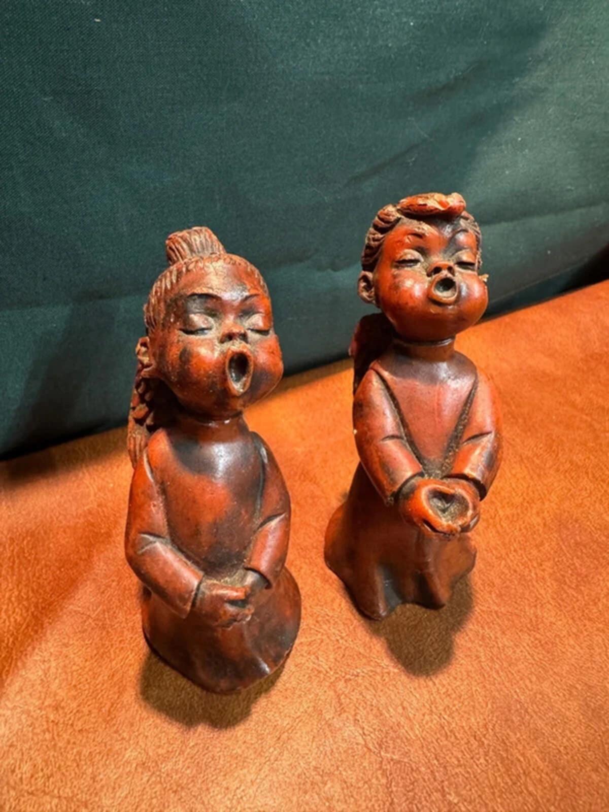 Pair of Resin Cherubs