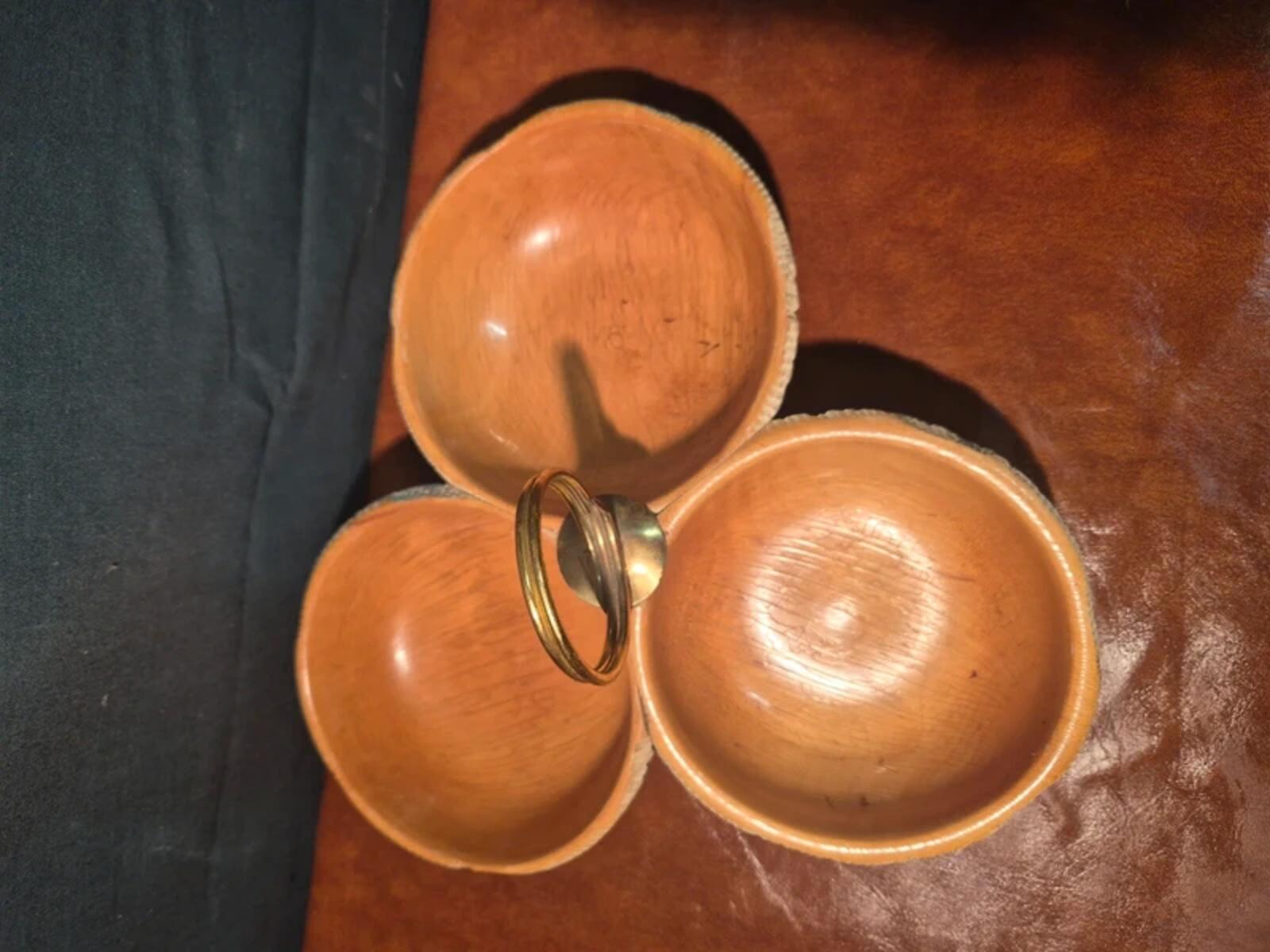 Aldo Tura trio bowl 1970's Macabo Cusano