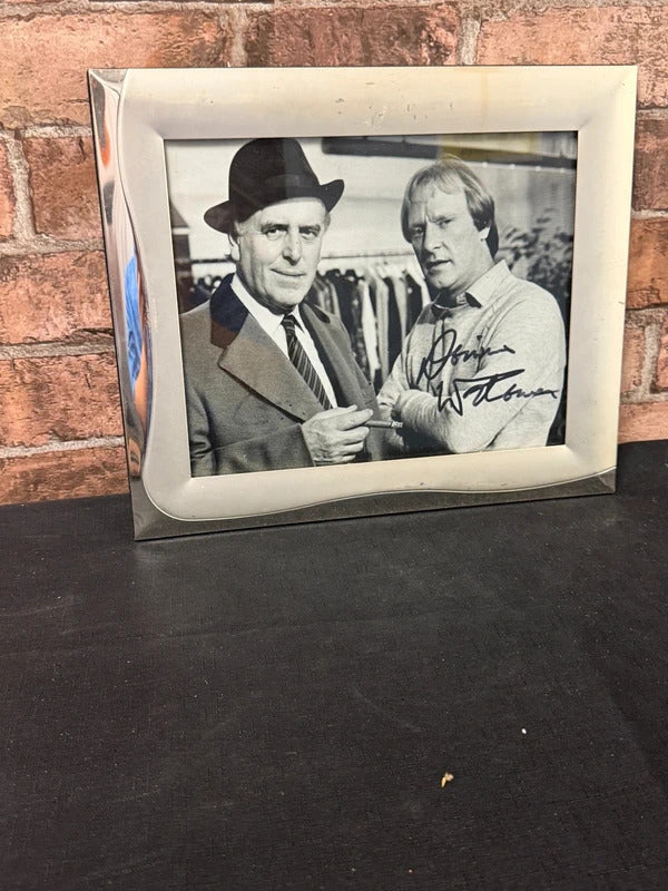 Pair of Dennis Waterman and George Cole Signed and Framed Photos