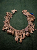 Sterling Silver Vintage Charm Bracelet