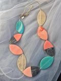 Oval beads necklace