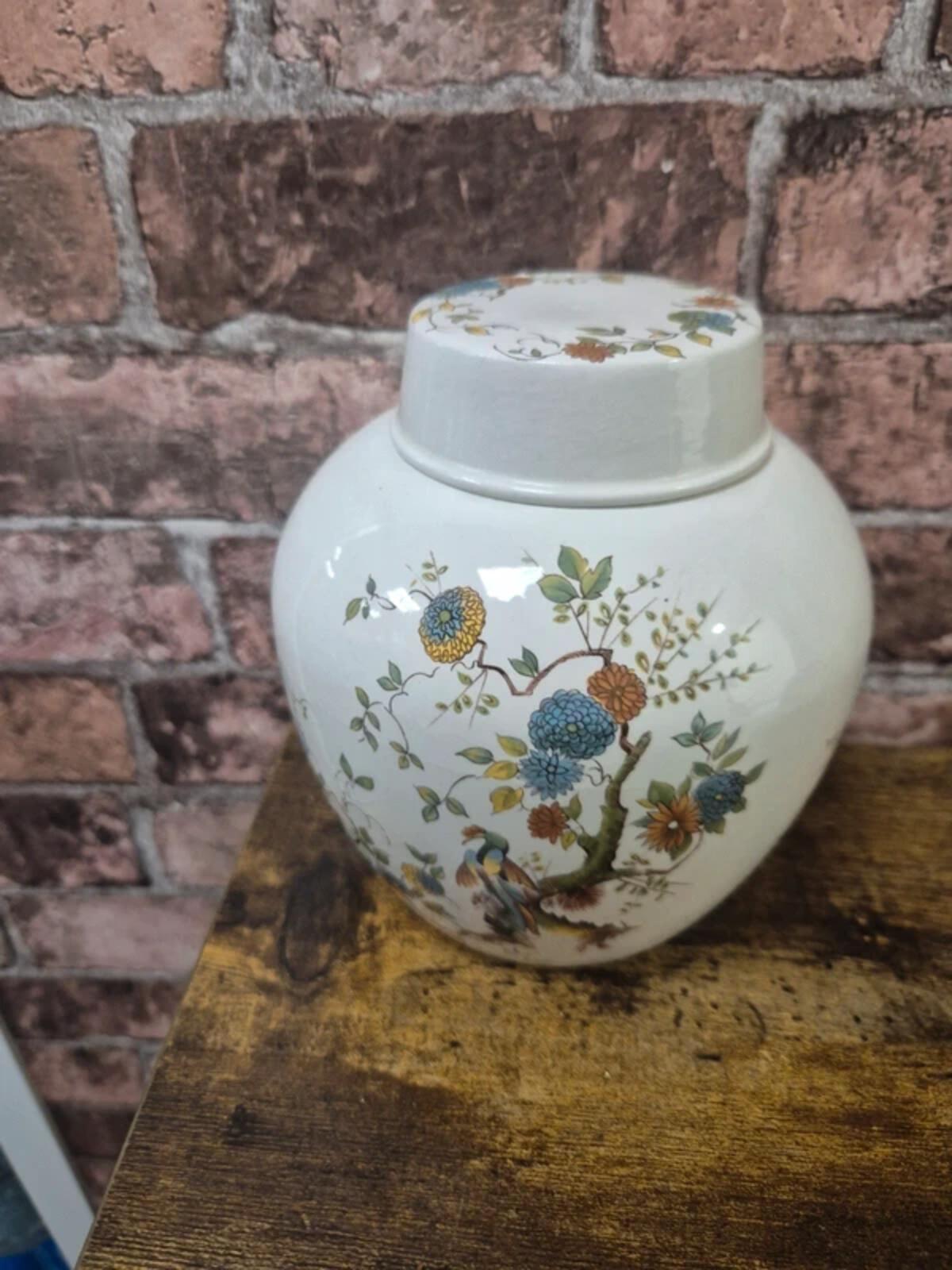 Royal cauldon Asian ginger jar