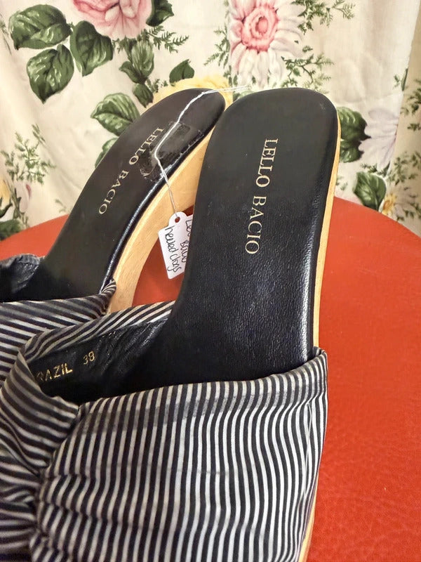 Lello Bacio Y2K Heeled Clogs - Size 5 UK