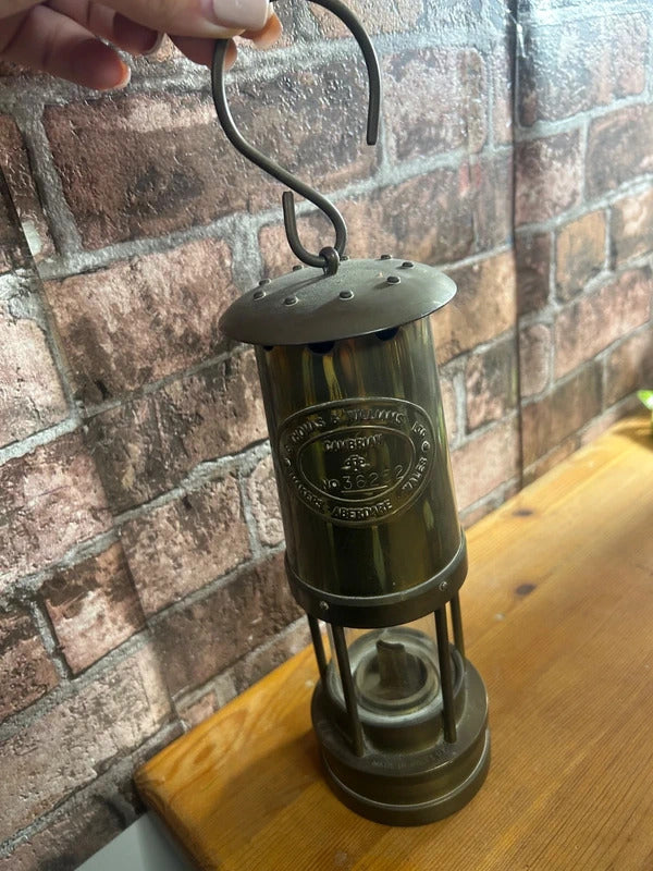E.Thomas and Williams Cambrian Brass Miners Lamp