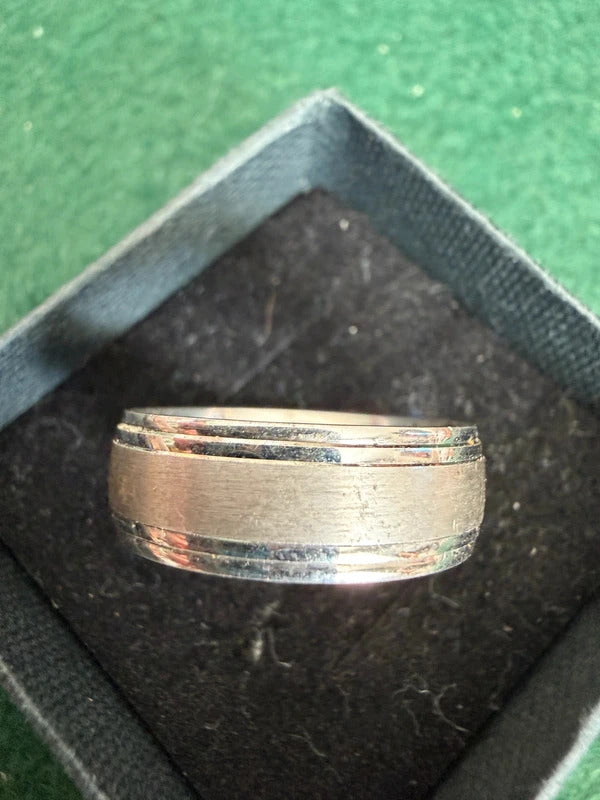 Silver Band Ring - Size S