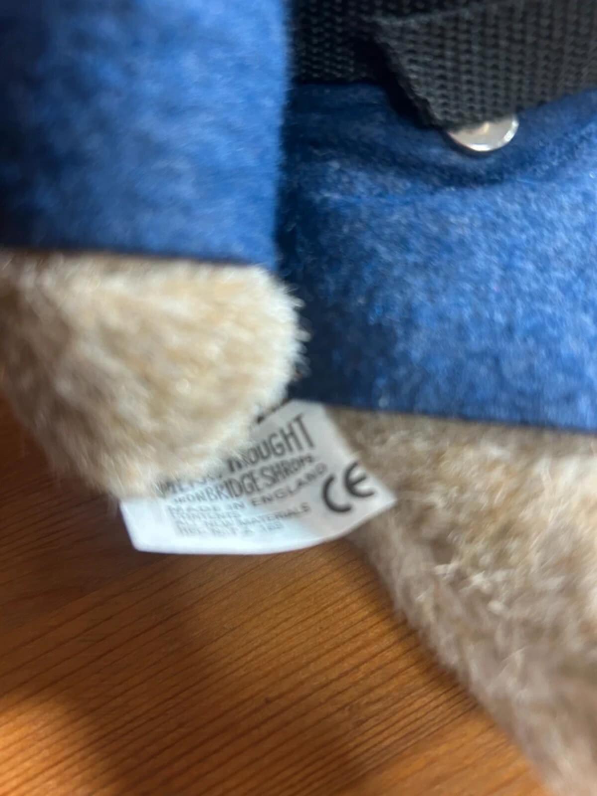 Merrythought Teddy Bear Mohair Policeman