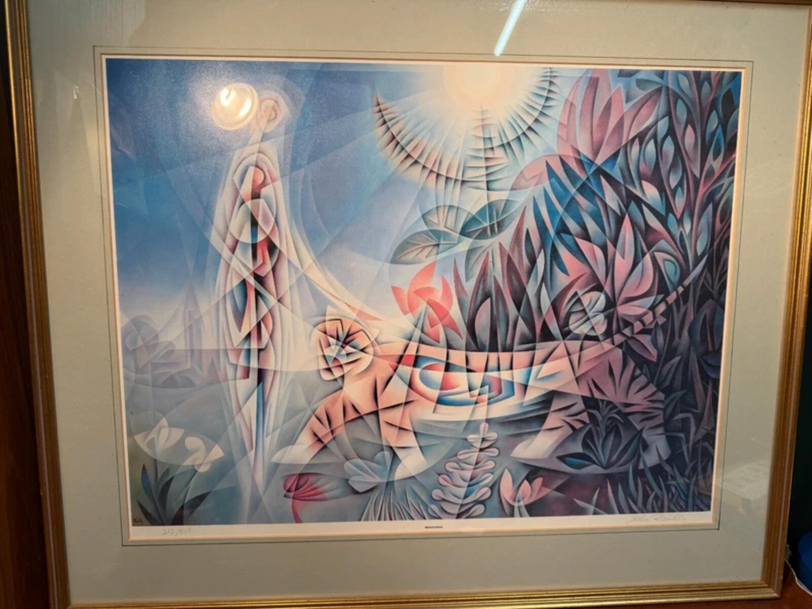 John Reilly Framed and Signed "Metamorphosis" Print - 212/850