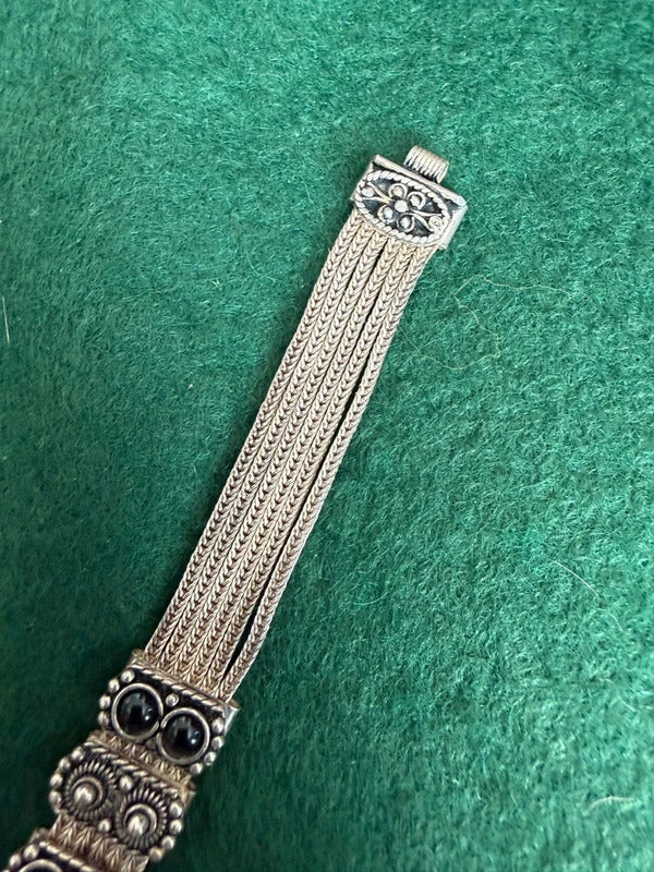 Sterling Silver Vintage Chain Bracelet