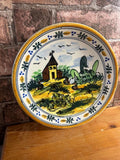 Colmbra Style Portugese Hand Painted Plate