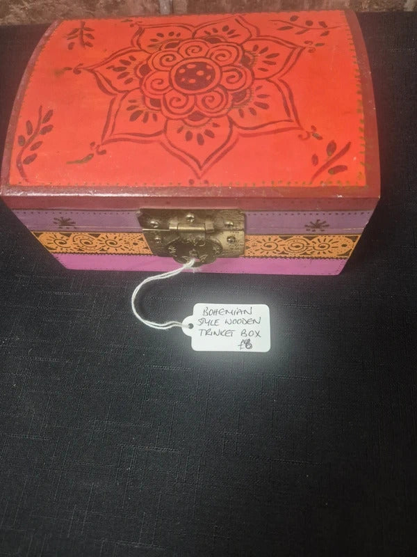 Bohemian style vintage box